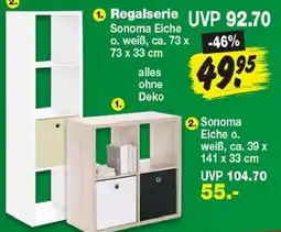 Repo Markt Regalserie Sonoma Eiche Angebot