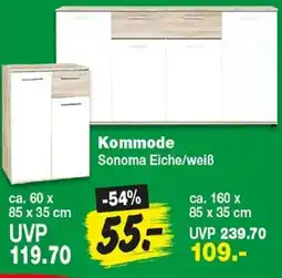 Repo Markt Kommode Sonoma Eiche/weiß Angebot