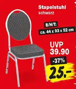 Repo Markt Stapelstuhl schwarz Angebot