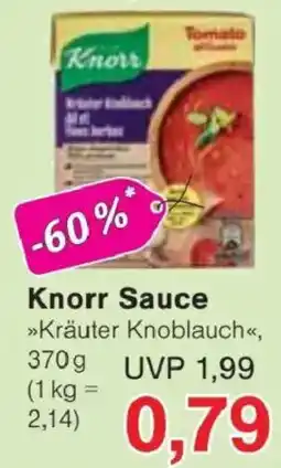 Jawoll Knorr Sauce »Kräuter Knoblauch« Angebot