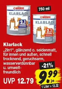 Repo Markt wilckens Klarlack Angebot