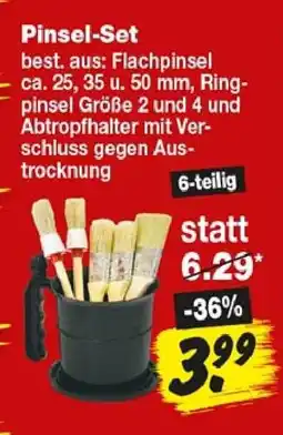 Repo Markt Pinsel-Set Angebot