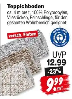 Repo Markt Teppichboden Angebot