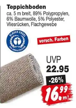 Repo Markt Teppichboden Angebot