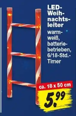 Repo Markt LED-Weihnachtsleiter Angebot