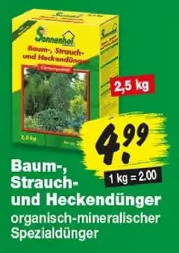 Repo Markt Sonnenhof Baum-, Strauch- und Heckendünger Angebot