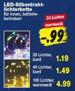 Repo Markt LED-Silberdraht-lichterkette Angebot