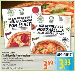 inkoop Gustavo Gusto Traditionelle Steinofenpizza Angebot