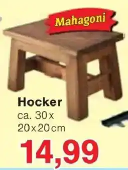 Jawoll Mahagoni Hocker Angebot