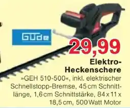 Jawoll GÜde Elektro-Heckenschere Angebot