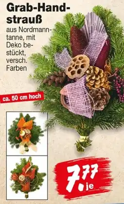 Repo Markt Grab-Handstrauß aus Nordmann-tanne, mit Deko be-stückt Angebot