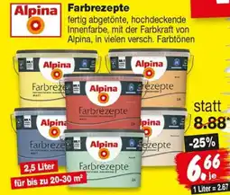 Repo Markt Alpina Farbrezepte Angebot