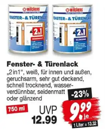 Wilckens Fenster- & Türenlack