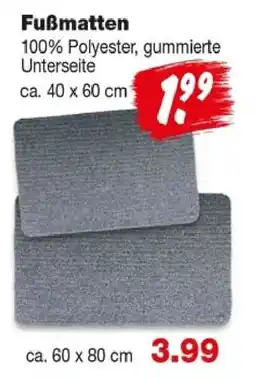 Repo Markt Fußmatten Angebot
