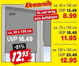 Repo Markt Klemmrollo Angebot