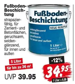 Repo Markt Fußboden-Beschichtung Angebot