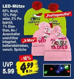 Repo Markt LED-Mütze Angebot