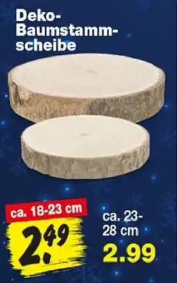 Repo Markt Deko-Baumstamm-scheibe Angebot