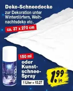 Repo Markt Deko-Schneedecke Angebot