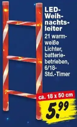 Repo Markt LED-Weihnachtsleiter Angebot