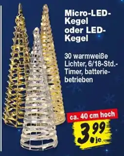 Repo Markt Micro-LED-Kegel oder LED-Kegel Angebot