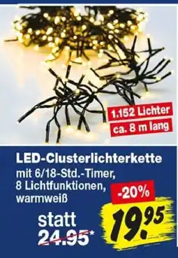 Repo Markt LED-Clusterlichterkette Angebot