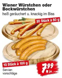 Repo Markt Wiener Würstchen oder Bockwürstchen Angebot