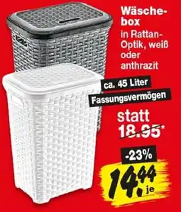 Repo Markt Wäschebox in Rattan-Optik Angebot