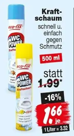 Repo Markt WC POWER Kraftschaum Angebot
