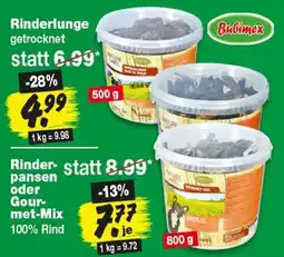 Repo Markt BuGimex Rinderlunge getrocknet Angebot