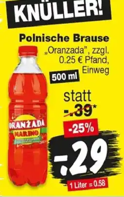 Repo Markt Polnische Brause Oranzada Marino Angebot