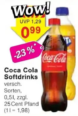 Jawoll Coca Cola Softdrinks Angebot