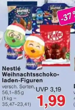 Jawoll Nestlé Weihnachtsschoko-laden-Figuren Angebot