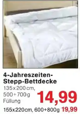 Jawoll 4-Jahreszeiten-Stepp-Bettdecke Angebot