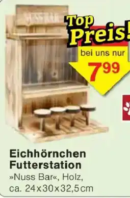 Jawoll Eichhörnchen Futterstation »Nuss Bar«, Holz Angebot
