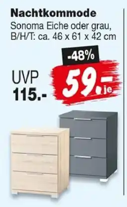 Repo Markt Nachtkommode Sonoma Angebot