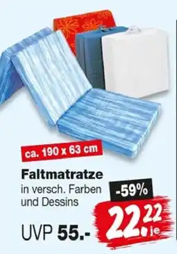 Repo Markt Faltmatratze Angebot