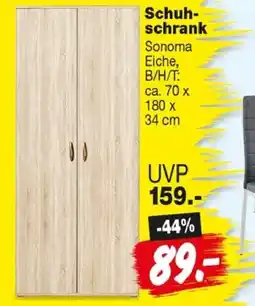 Repo Markt Schuh-schrank Sonoma Eiche Angebot