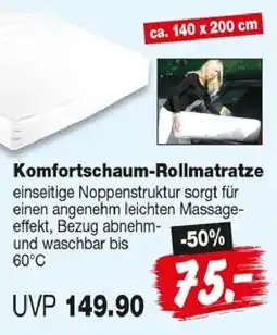 Repo Markt Komfortschaum-Rollmatratze Angebot