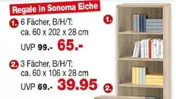 Repo Markt Regale in Sonoma Eiche Angebot