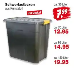 Repo Markt Schwerlastboxen aus Kunststoff mit Deckel Angebot