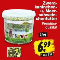 Repo Markt Zwergkaninchen- u. Meerschweinchenfutter Angebot