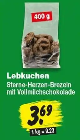 Repo Markt Lebkuchen Sterne-Herzen-Brezeln mit Vollmilchschokolade Angebot