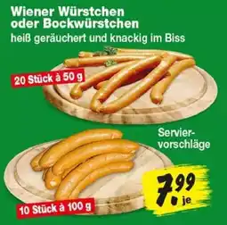 Repo Markt Wiener Würstchen oder Bockwürstchen Angebot