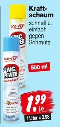 Repo Markt eco-fix WC POWER Kraftschaum Angebot