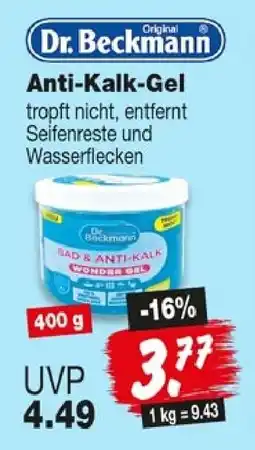 Repo Markt Dr. Beckmann Anti-Kalk-Gel Angebot