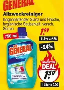 Repo Markt DEB GENERAL UNIVERSAL Allzweckreiniger Angebot