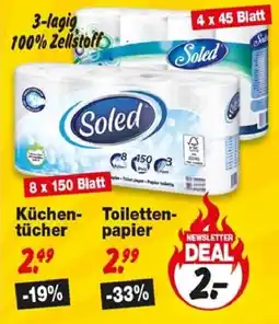 Repo Markt Soled Toilettenpapier Angebot