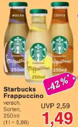 Jawoll Starbucks Frappuccino Angebot