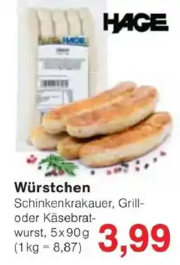Jawoll HAGE Würstchen Angebot